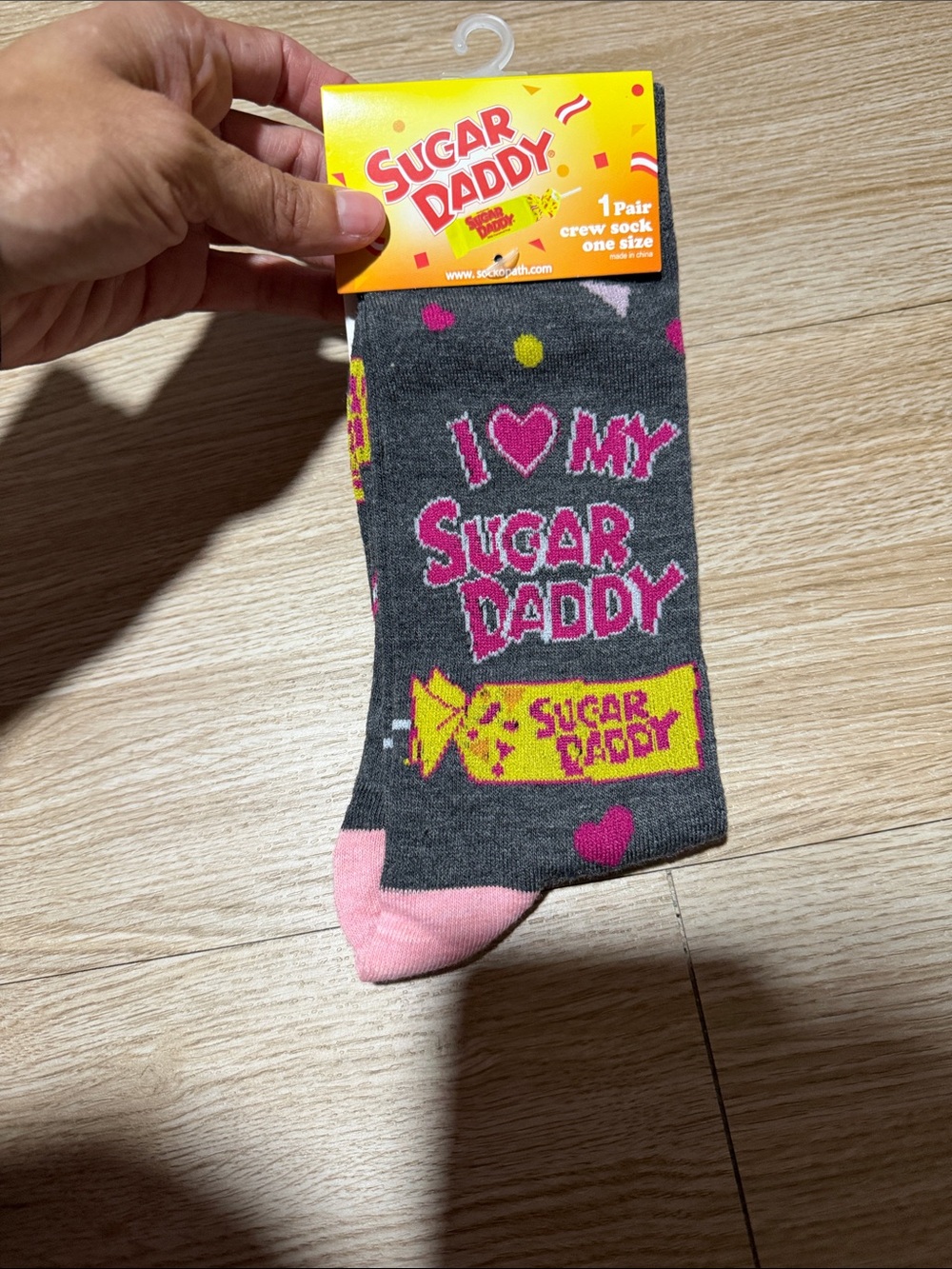 “SugarDaddy” by Tootsie Roll Industries Socks